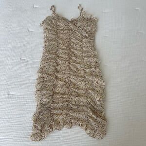 Vintage floral knee length dress